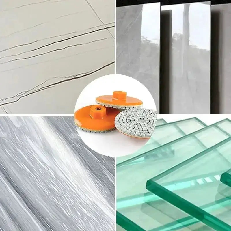 80mm Ceramic Tile Trimming Polishing Disc for Angle Grinder Dry Polishing Marble Quartz Stone Chamfering Edge