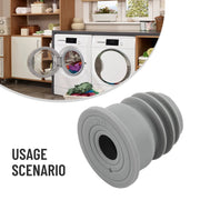 Pipe seal for washing machine drain, gray sealing ring for drainage pipes and floor drains