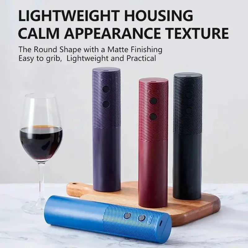 Xiangyanghua Electric Wine Bottle Opener Automatic Corkscrew Rechargeable Red Wine Opener One Click Button Kitchen Tool