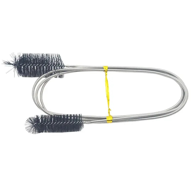 Stainless Steel Aquarium Cleaning Brush For Water Filter Pumps Lily Pipes Air Tubes Hoses Fish Tank Maintenance