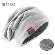 Unisex Fashion Bonnet Hat Knitted Solid Color Beanie For Men And Women Autumn And Spring Soft Hip Hop Turban Style