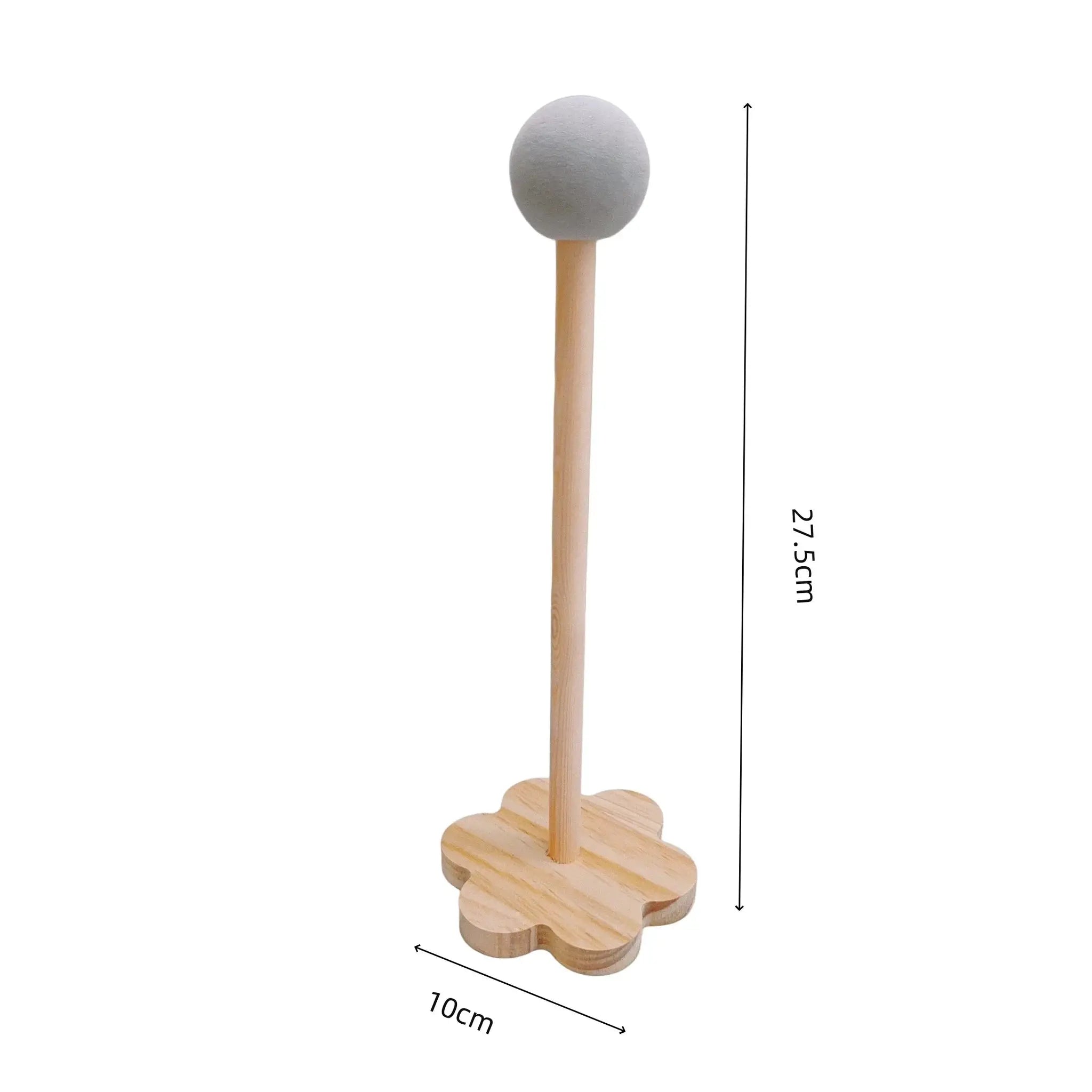 TimberNest Wooden Hair Band Holder Space Saving Vertical Storage Rack For Kids Accessories Organizer