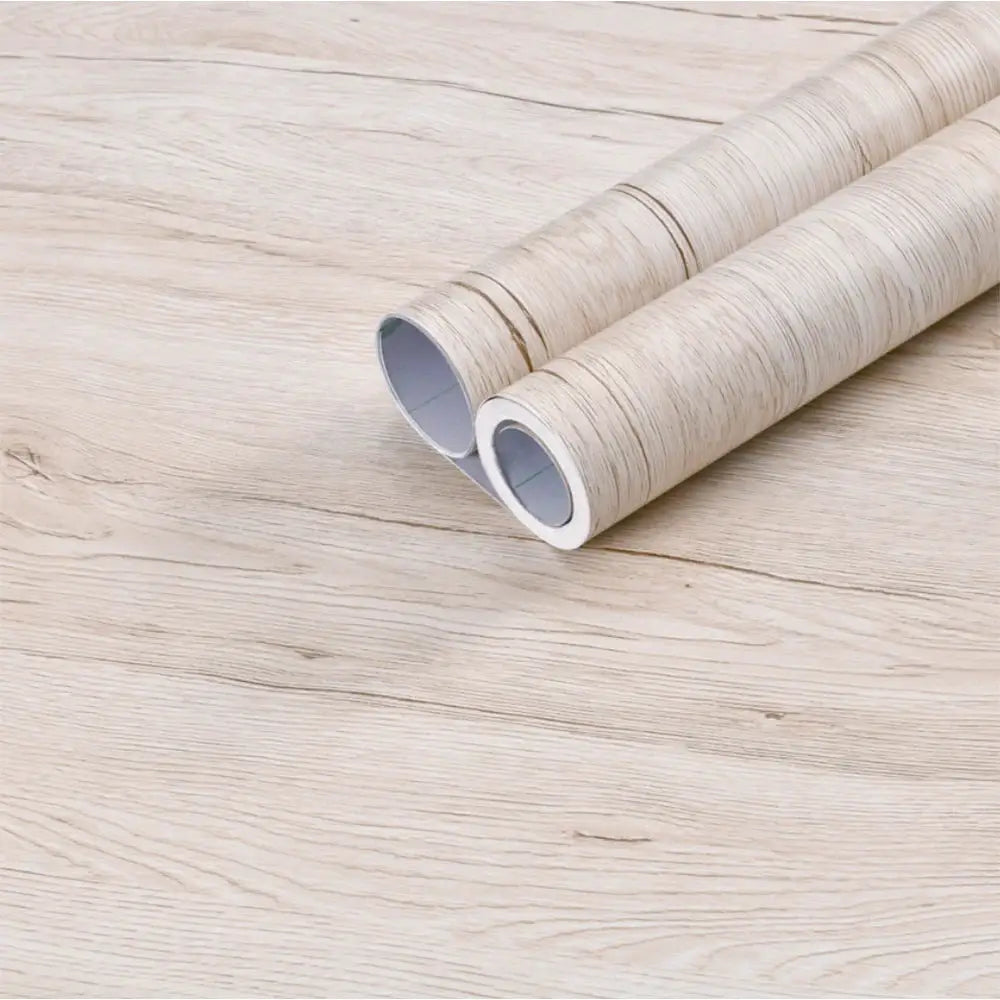 NovaDecor Wood Grain Vinyl Wallpaper Roll Waterproof Self Adhesive For Easy Furniture And Cabinet Updates