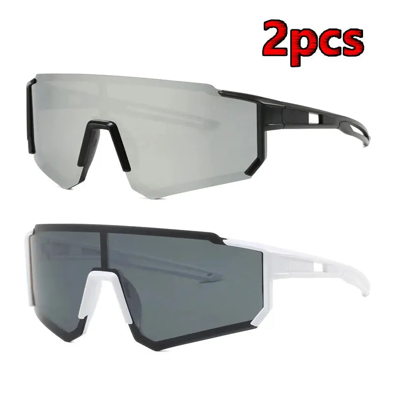 TrailGuard Outdoor Sports Glasses Set Two Piece UV400 Lenses Block UVA UVB Rays Sandproof Eye Protection for Activities