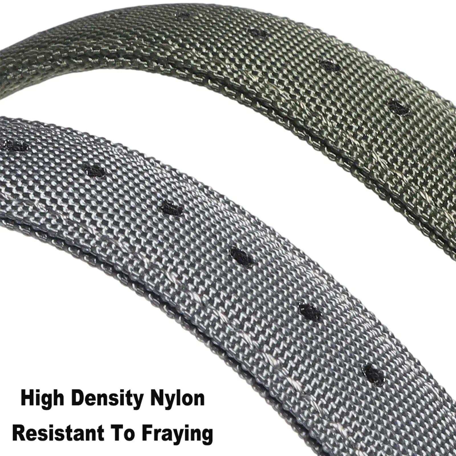 Watch straps (2), two-tone high-density nylon, two-sided with quick-release