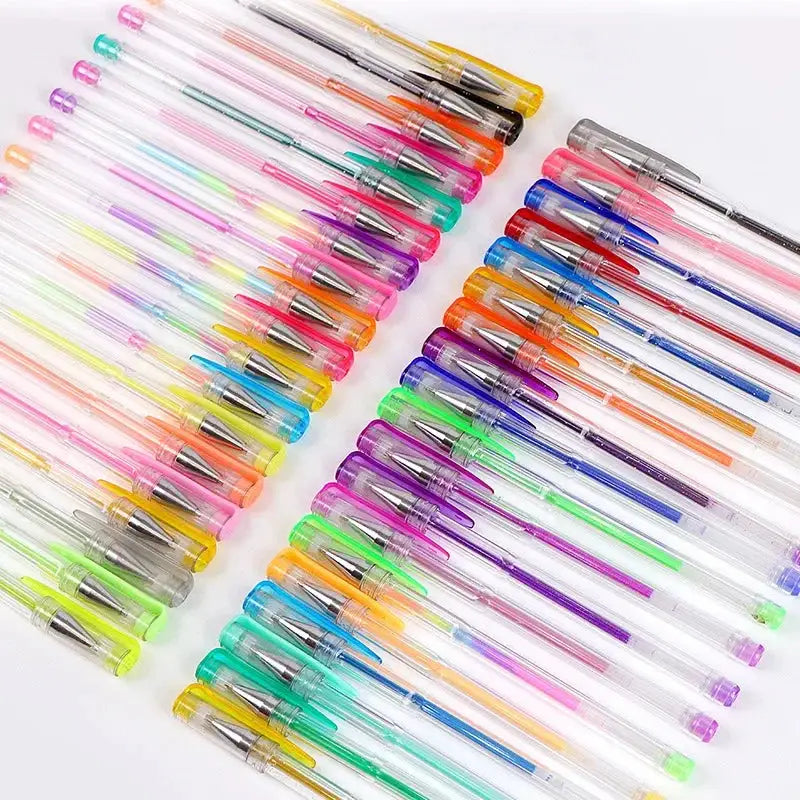100 Colored Gel Pen Set For Coloring Books Drawing Doodles Scrapbooks Journaling Planners School Supplies