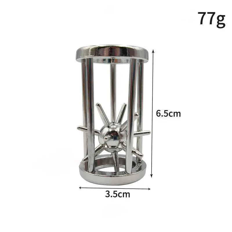 Lock Puzzles Classic IQ Metal Brain Teaser Baffling Puzzle Game Toy for Children and Adults Gift