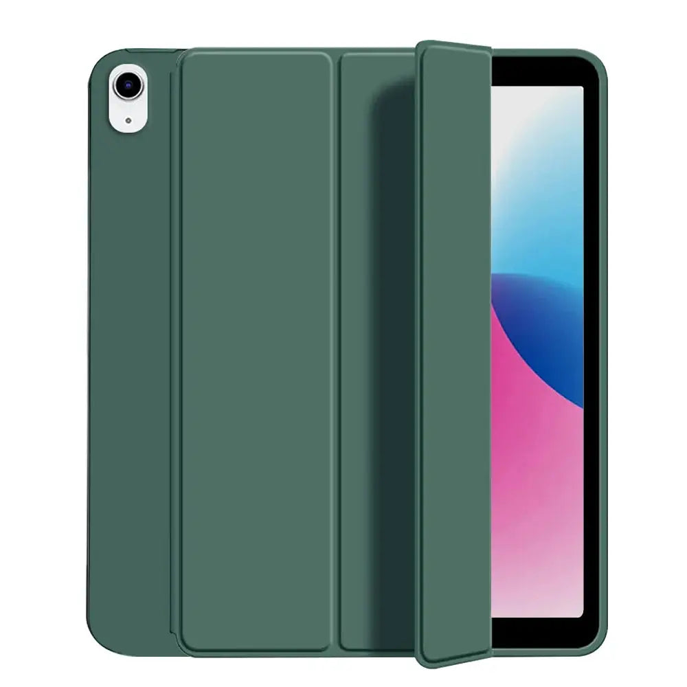 NovaGuard All Gen iPad Intelligent Protective Cover With Three Fold Stand And Soft TPU Case Drop Resistant Shockproof