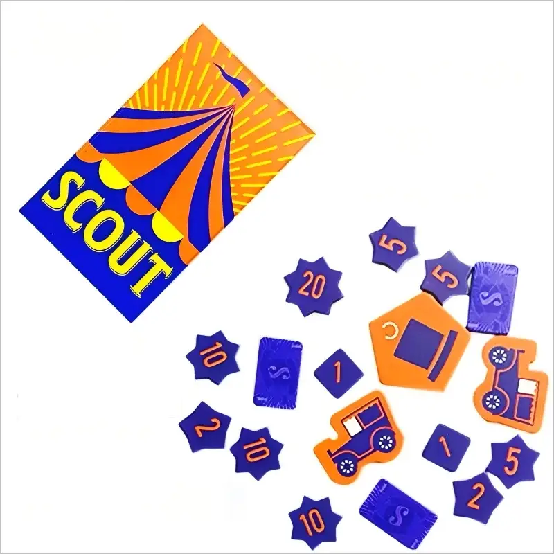 Scout Card Game Circus Board Game For 2 To 5 Players Party Poker Style Card Deck