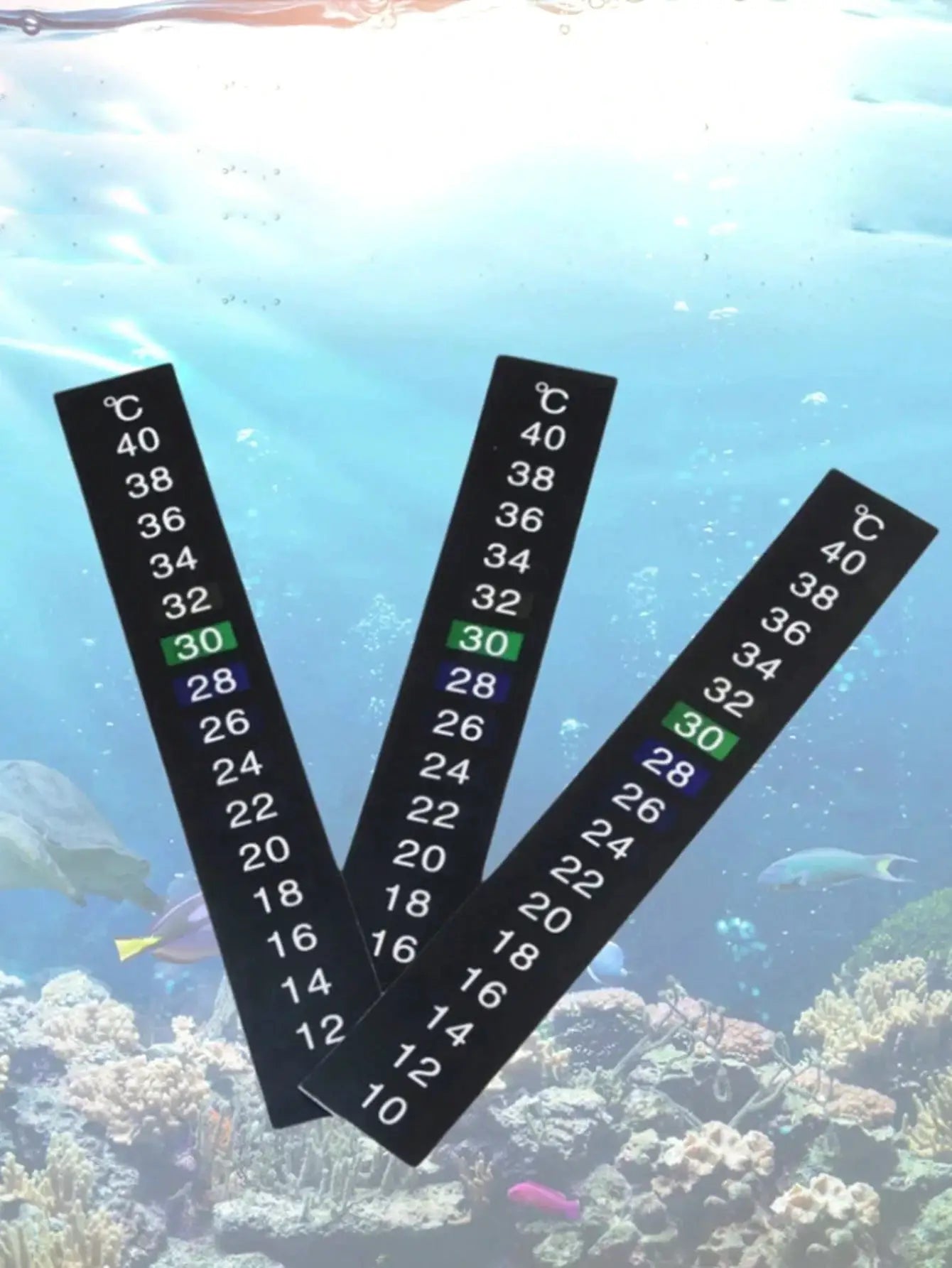 1 Pack Accurate And Easy To Read Aquarium Thermometer Stickers For Monitoring Water Temperature In Fish Tanks