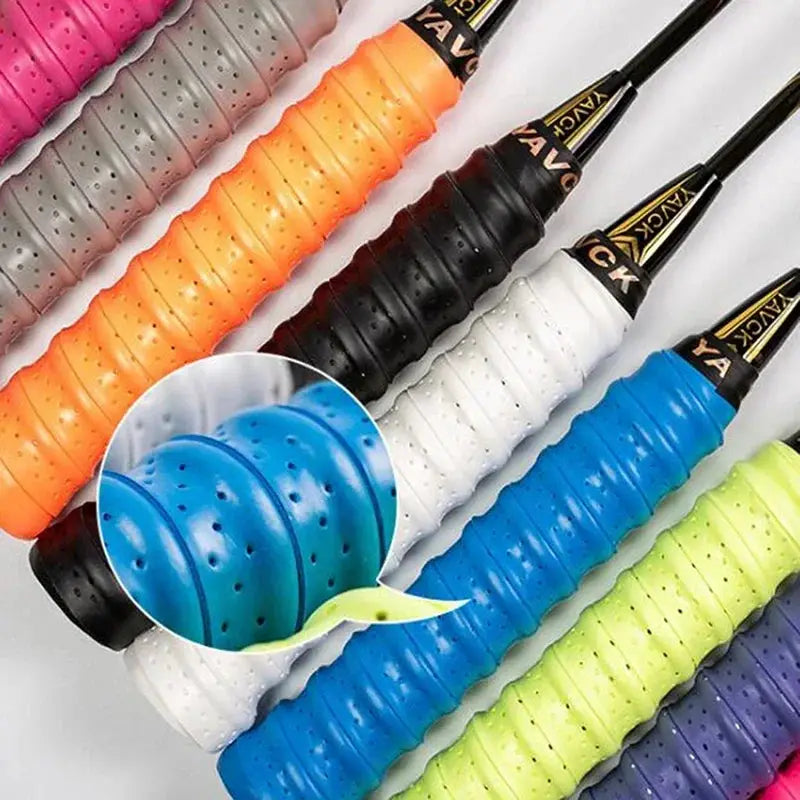 Anti Slip Breathable Overgrip Tape For Tennis And Badminton Sweat Absorbing Handle Grip Strap