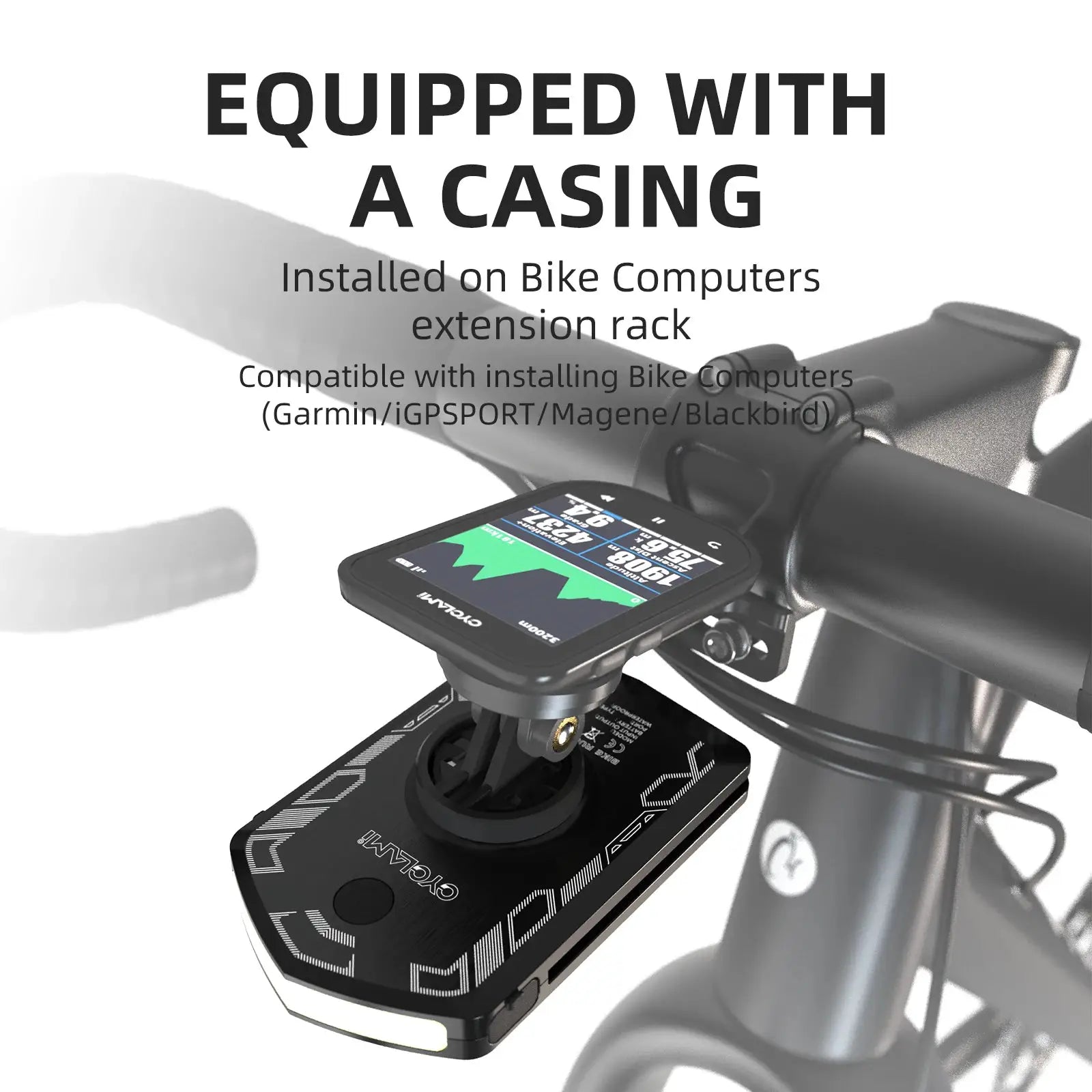 CYCLAMI RVL01 Bicycle Front Light IPX6 Waterproof Headlight Type C Charging for XOSS IGS Computer