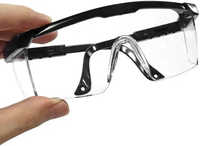 SafeGuard 2 Pack Anti Splash Safety Glasses Lightweight Impact Resistant Lenses For Dust Wind Debris Protection