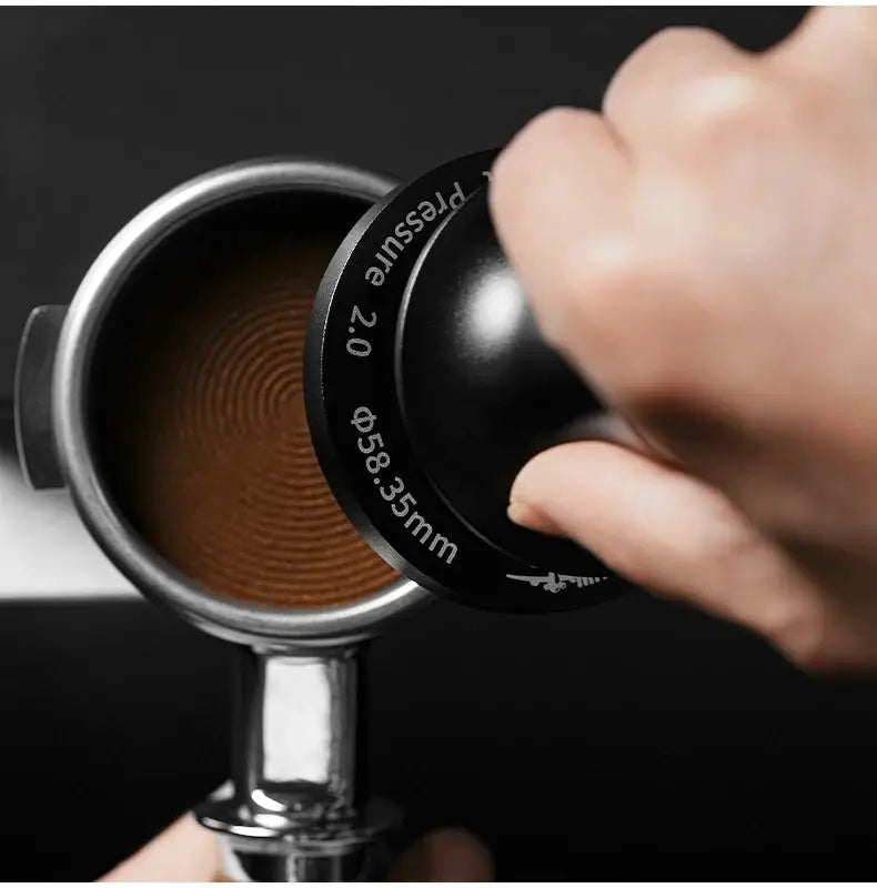 MHW-3BOMBER 30 Lb Constant Pressure Coffee Tamper 53.35mm 58.5mm Espresso Flat Tampers Barista Espresso Accessories Tool