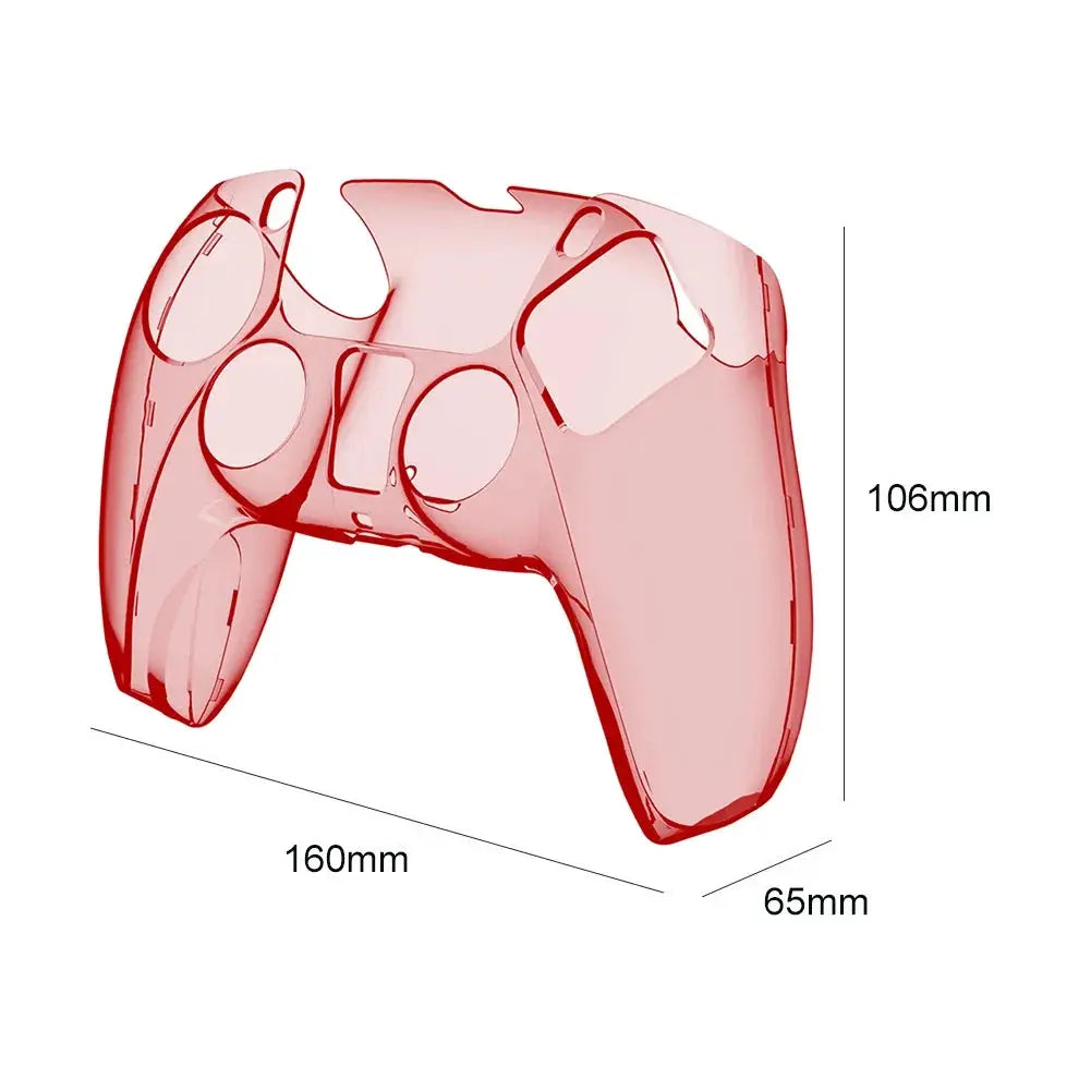 Clear PC Cover Ultra Slim Protector Case for PS5 DualSense Controller PlayStation 5 Console Shield