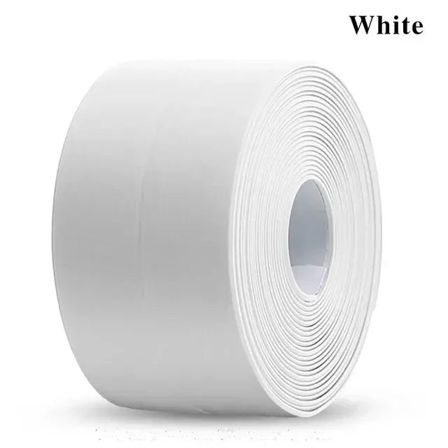 Waterproof PVC Self Adhesive Sealing Tape For Bathroom Kitchen Sink Caulk Mold Proof Seal Strip
