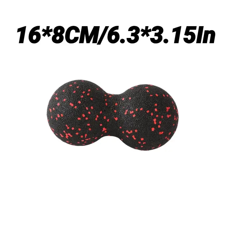 Yoga Peanut Massage Balls Lacrosse Ball Set For Fascia Release Deep Tissue Muscle Relaxation Pain Relief EPP Foam Block