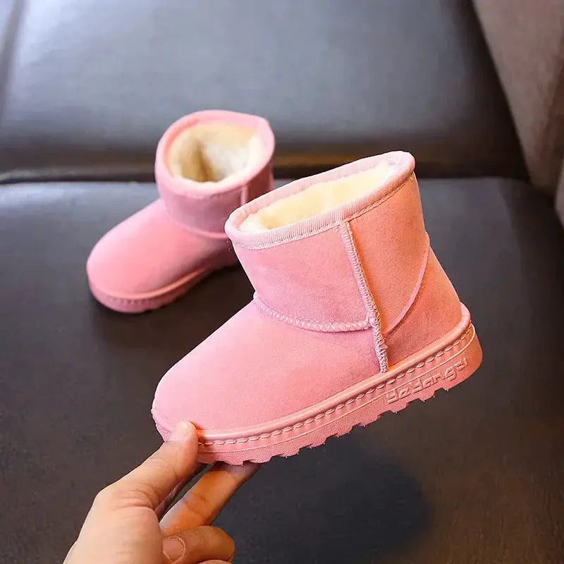 Kids Cotton Snow Boots With Cozy Warmth And Breathable Interior For Boys And Girls Aged 7 To 13