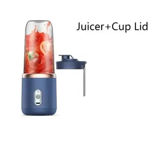 Portable Blender Bottle 6 Blades 150W On The Go Smoothies Juices Ice