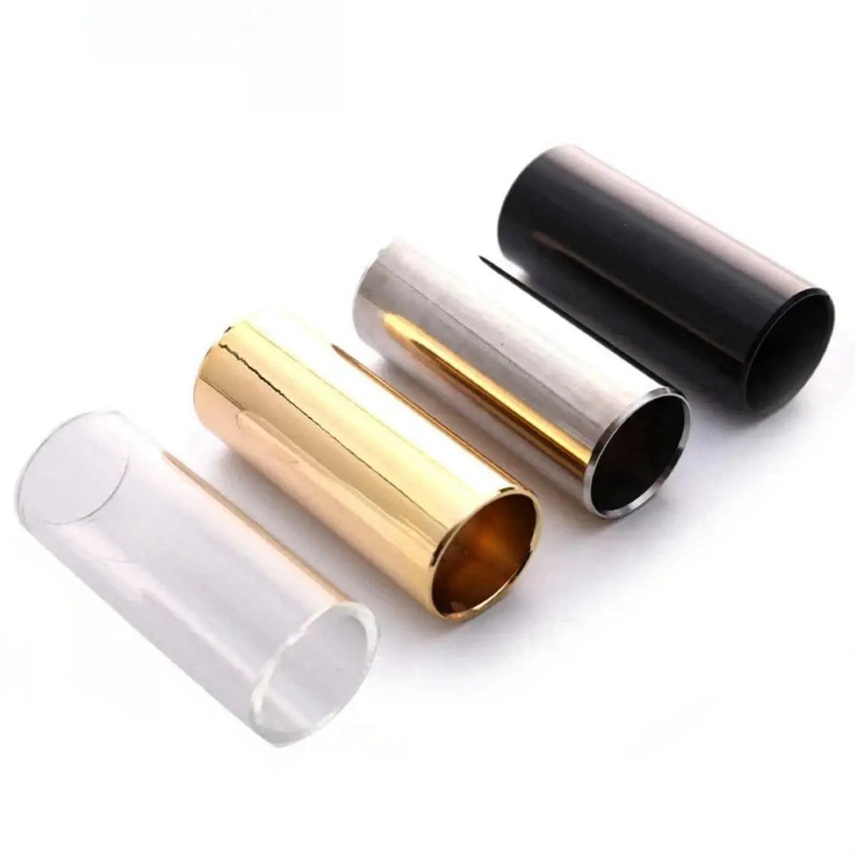 Miwayer 60mm Guitar Slide Bar Stainless Steel Glass Finger Slide Guitar Ukulele Banjo Accessory