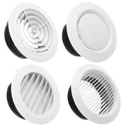 Round Ducting Ventilation Cover 100mm 150mm Air Vent Grille Extract Valve For Air Circulation Vents