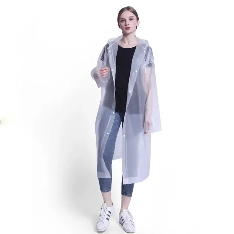 Adult Non Disposable Thickened Waterproof Universal One Piece Raincoat For Outdoor Travel And Climbing Rain Gear