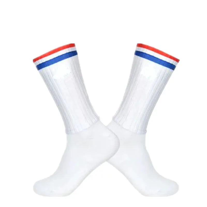 Aero Anti Slip Silicone Summer Cycling Socks For Men Grip And Comfort For Bike And Running