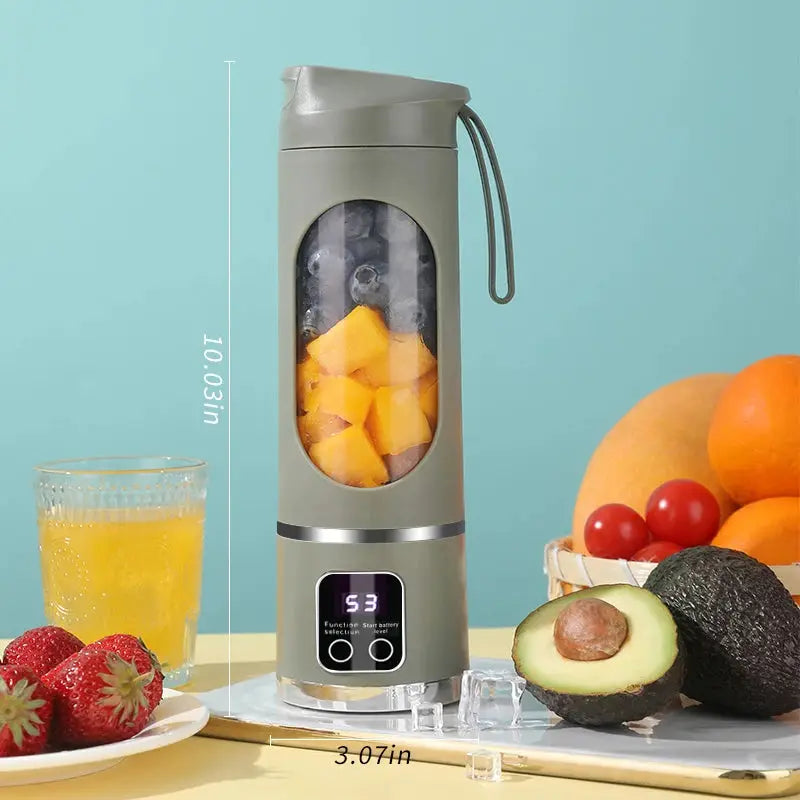 Portable USB Juicer 450ml 3 Gears Rechargeable Ice Crusher Smoothies