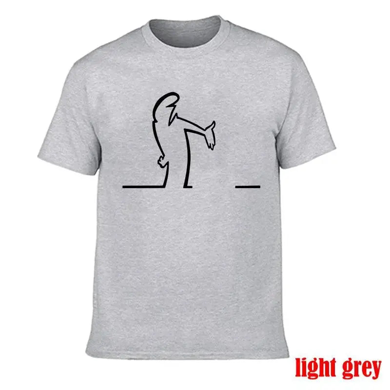 Summer T Shirts For Men Balum La Linea Funny Graphic Tee Cotton Comfortable Premium