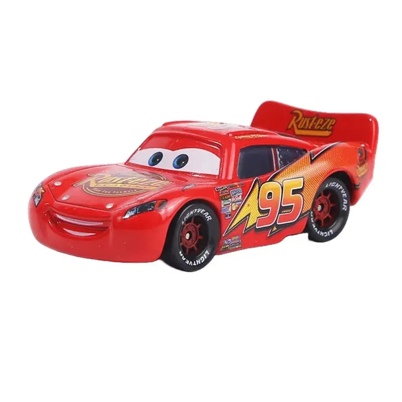 Disney Pixar Cars One Fifty Five Scale Diecast Lightning McQueen And Mater Metal Car Model Collectible Toy