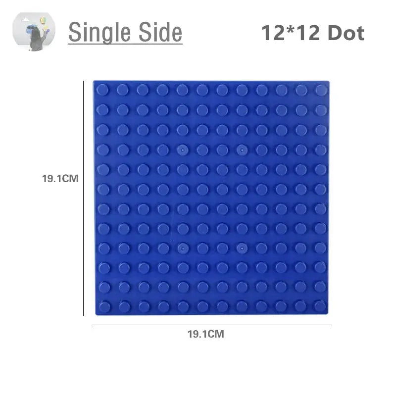 9 Sizes Big Building Plastic Blocks Base Plates Compatible With Large Bricks And Assembly Figures For Kids Toys