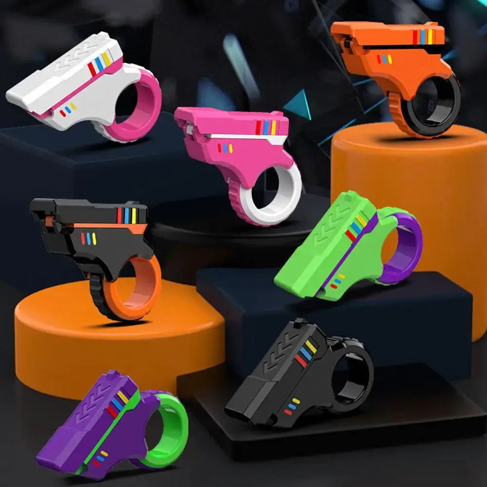 Rotary Finger Sliders Fidget Toy 3D Printed Textured Slider For Stress Relief And Focus At Office