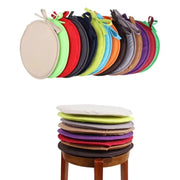 Round chair pad by Simples Market; thickened sponge, 30×30 cm, candy-colored, drawstring washable cover