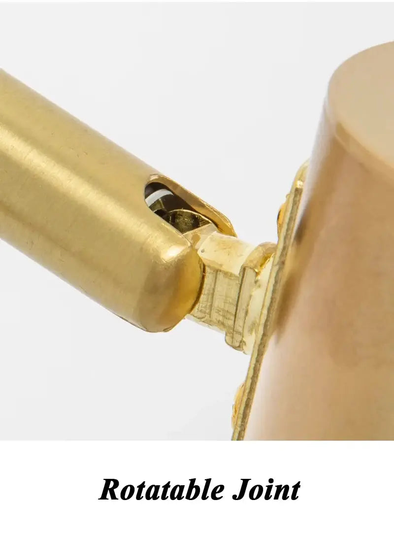 Rotatable brass joint of hotel wall lamp with metal frame Simples Market