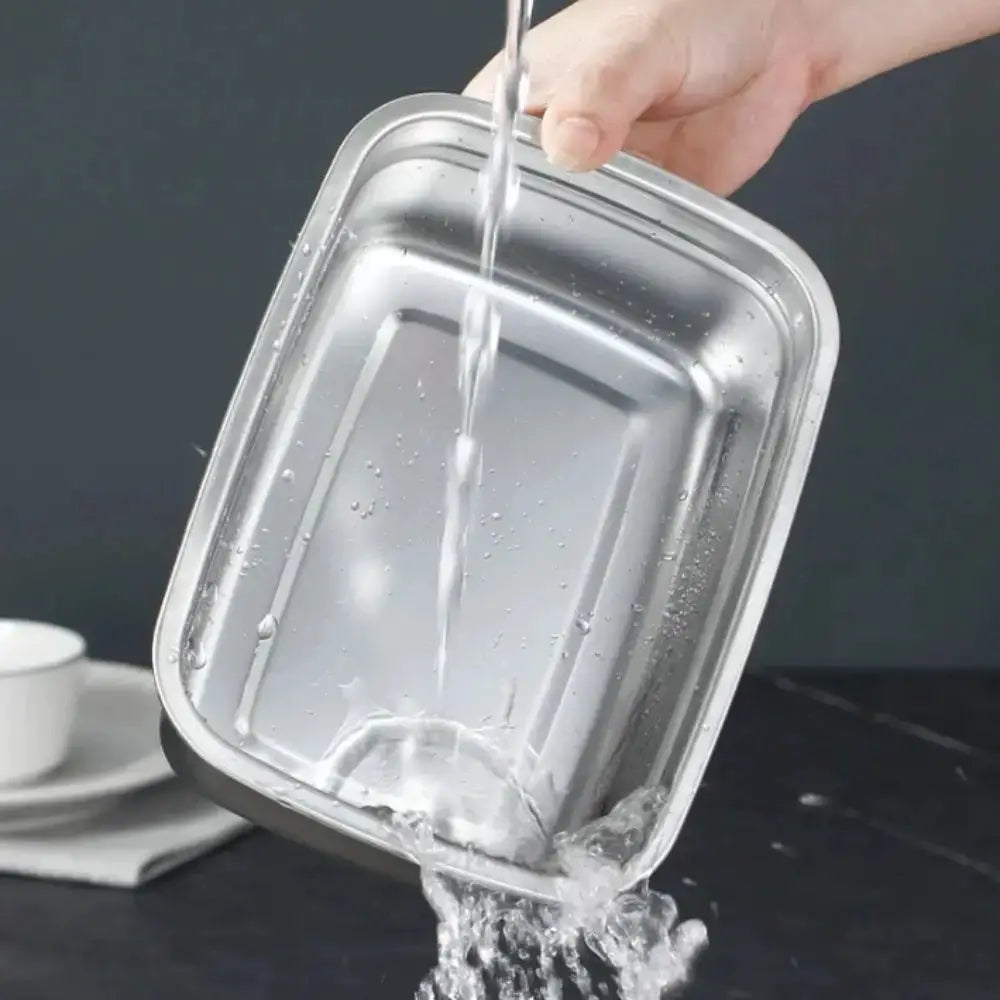 EverPack Stainless Steel Camping Lunch Box Sealed Leakproof Bento Box Microwave Safe Large Capacity