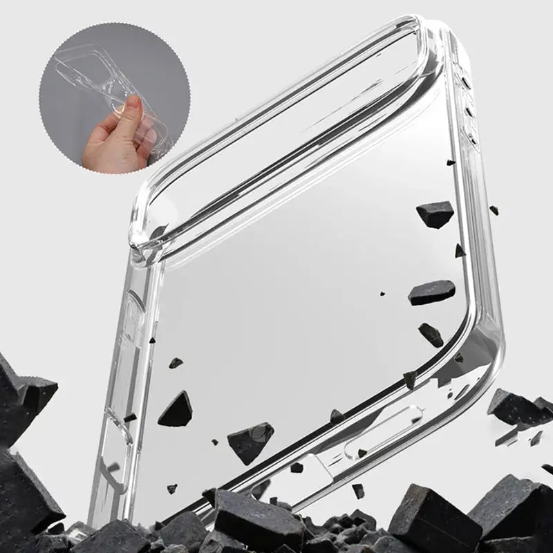 CrystalGuard ClearFlex iPhone 17 Pro Max And 17 Air Case Ultra Thin Transparent Shockproof Protection