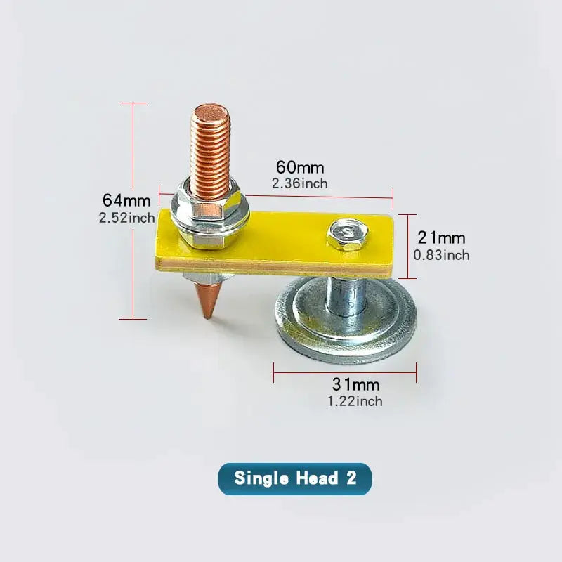 1 Pc Welding Magnet Head Magnetic Ground Clamp Holder For Welder Sheet Metal Repair And Ground Wire Fixture