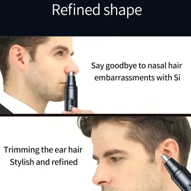 NovaTrim Mini Pocket Nose Hair Trimmer Painless Ears Eyebrows Clipping Waterproof Portable