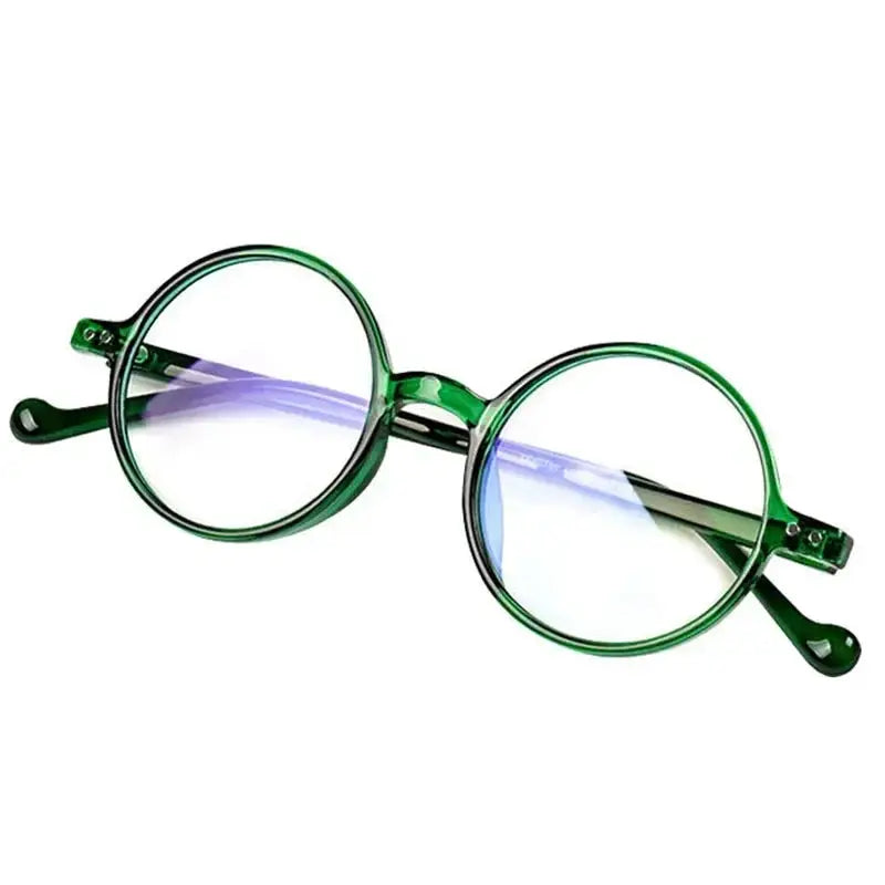 NovaVision Round Reading Glasses Ultralight Small Frame Blue Light Blocking Presbyopic Eyewear Diopters 1.0 To 4.0