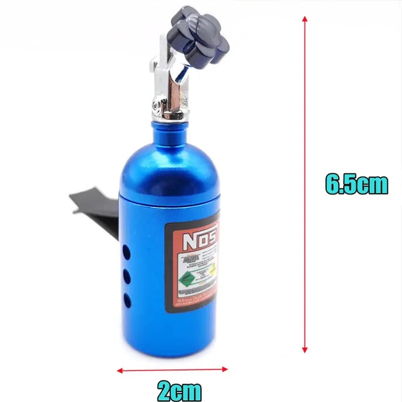 NOS Nitrogen Bottle Car Air Freshener Lemon Scent Vent Clip Aroma Decor Accessory