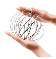 Decompression Magic Bracelet Flow Ring Anti Stress Kinetic Spring Stainless Steel 3D Shaped Sensory Color Rings
