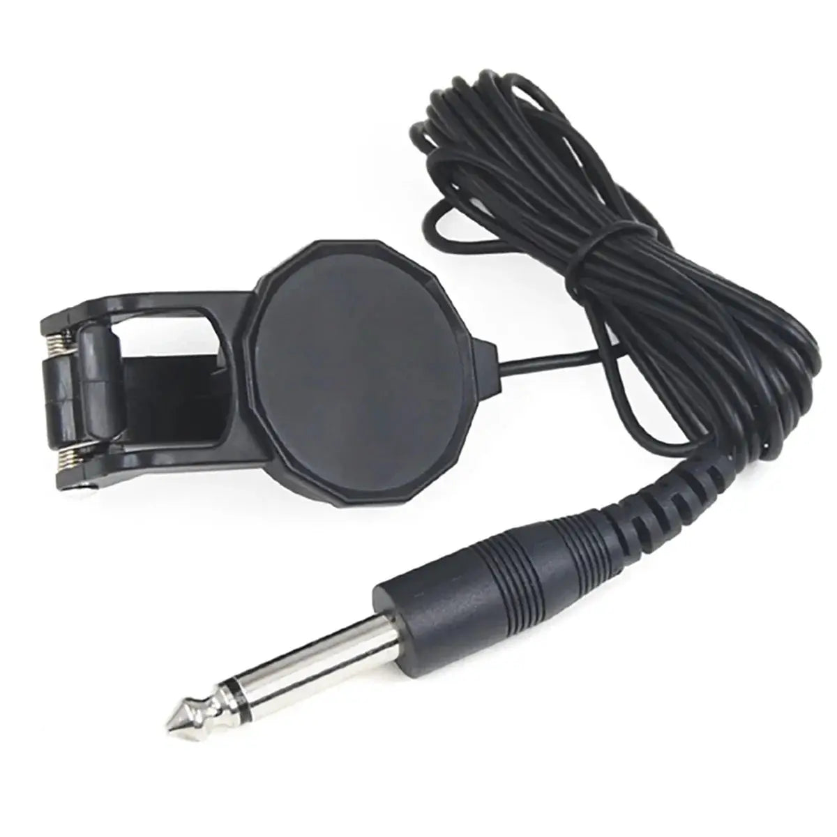 Clip On Piezo Pickup For Acoustic Guitars Mandolins Violins Ukuleles Banjos Bouzoukis With 2.5 Meter Cable