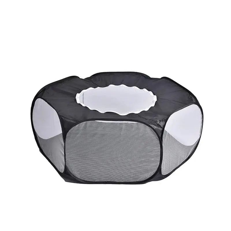 Portable Transparent Small Pet Cage Tent Playpen For Dogs Cats Hamsters Rabbits Guinea Pigs Open Folding Yard Fence
