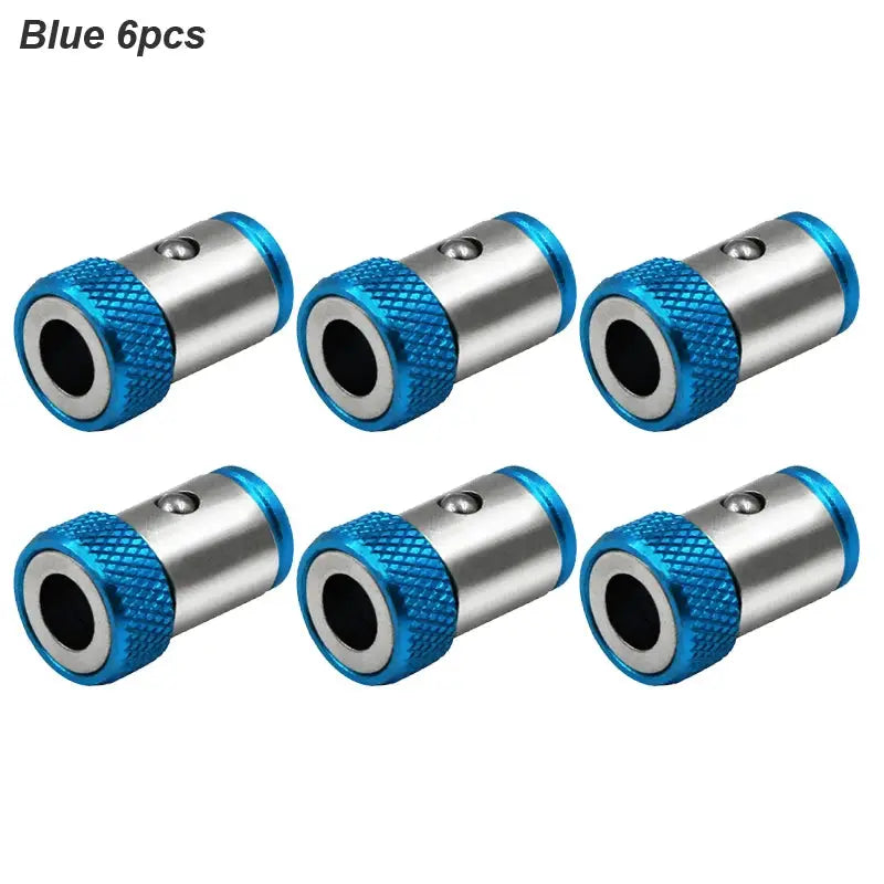 Magnetic Ring Screwdriver Bit Holder for One Quarter Inch Phillips Bits Universal Alloy Anti Corrosion
