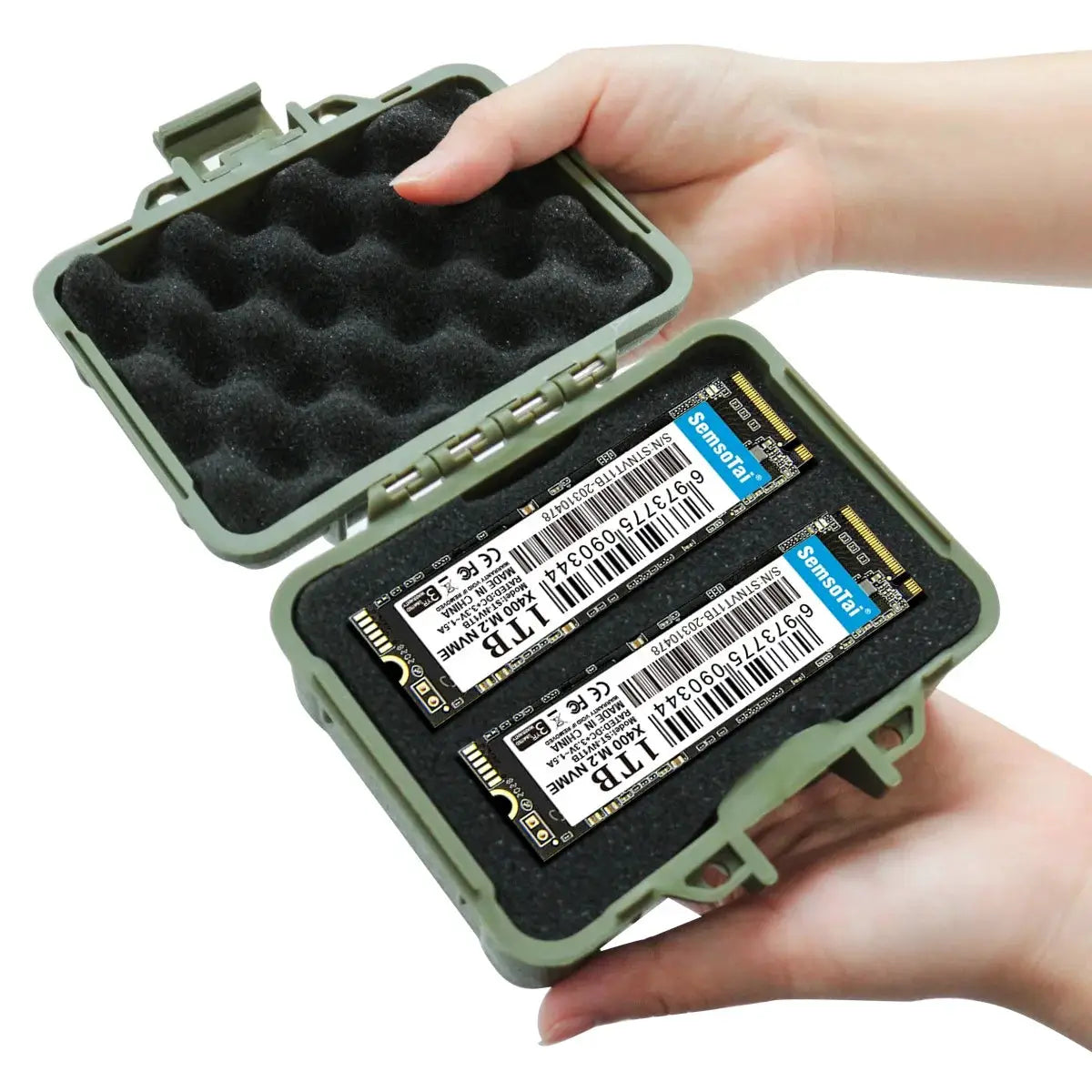 GuardPro Outdoor Shield Hard Case With Anti Shock Foam For Fragile Items And Small Electronics