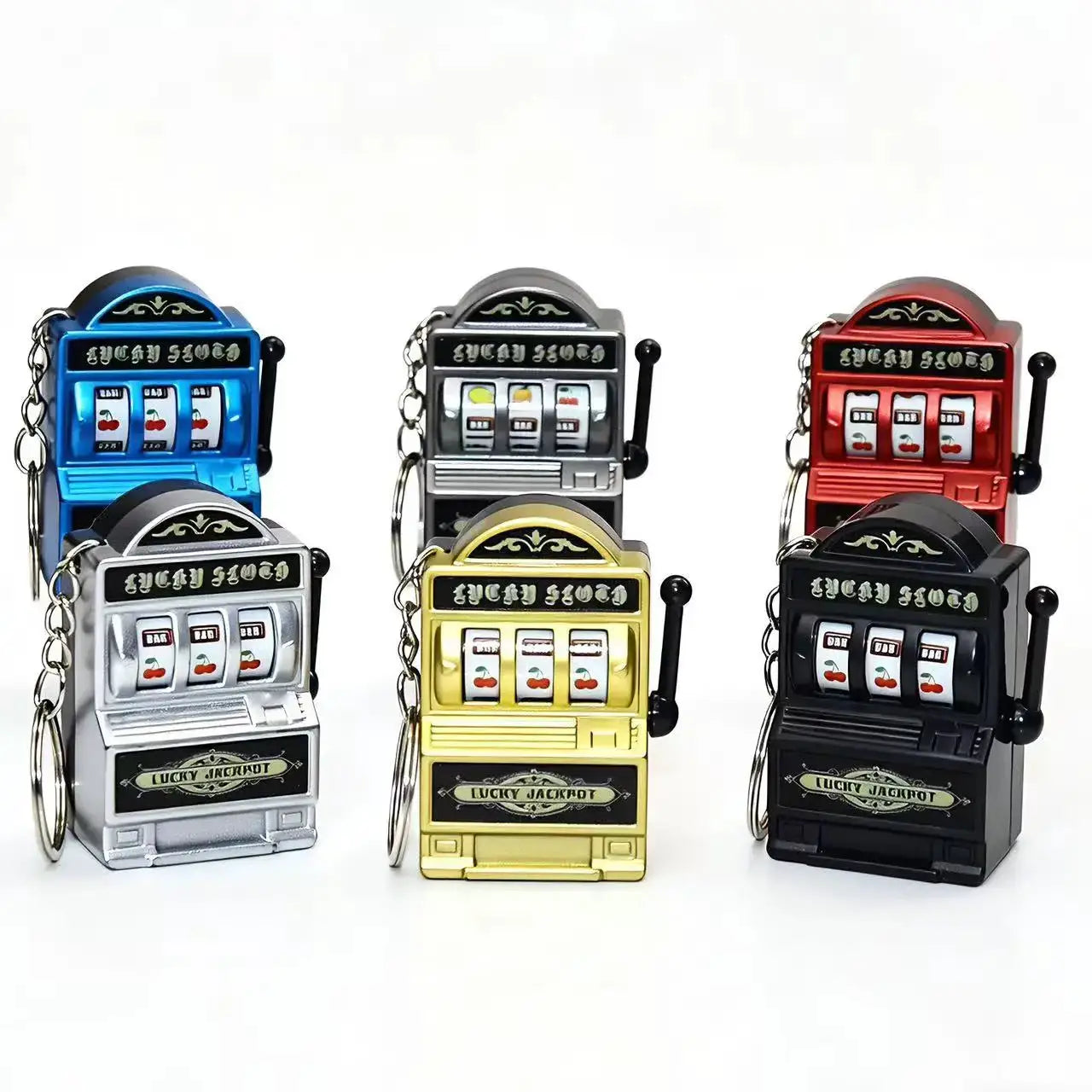 Personalized Slot Machine Keychain Toy Car Pendant Gift Fashion Trend Accessory For Everyday Carry