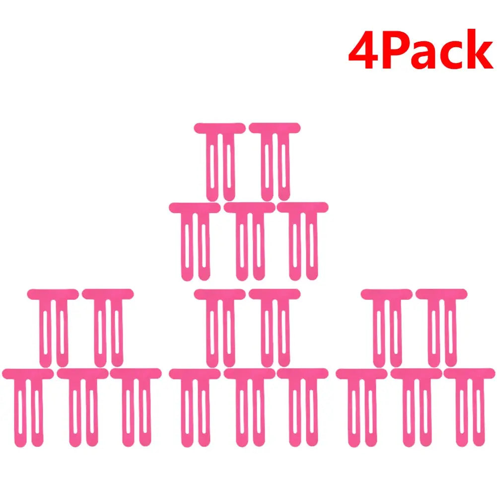 Pink 5-piece kinesiology tape set for knee and shoulder support, breathable precut patches