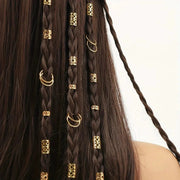 80 Pcs Dreadlock Hair Beads Zinc Alloy Jewelry for Braids Locs Hair Accessories for Girls and Women - Simples Market
