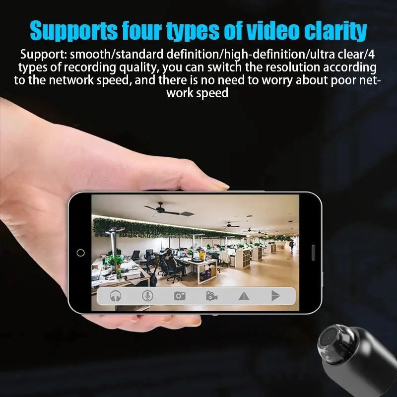 1080P HD Mini Camera WiFi Wireless Night Vision Home X5 Remote Camera For Kids And Pet Safety Monitoring