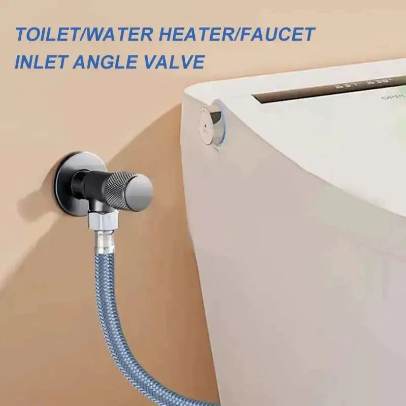 4 Points Faucet Inlet Valve Brass Triangle Valve Universal Switch For Water Heaters Toilets Washing Machines